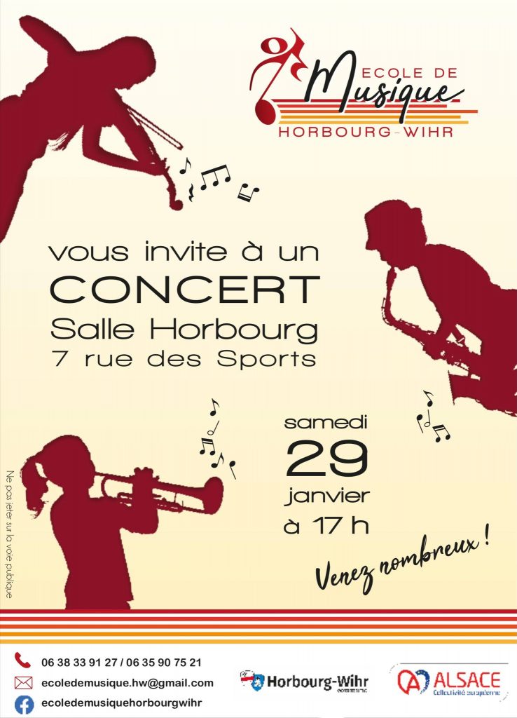 Concert de l’Ecole de Musique de Horbourg-Wihr